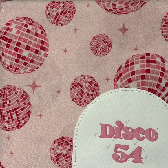 NWT! DISCO 54 FULL SIZE PINK DISCO BALL SHEET SET - Picture 3 of 7